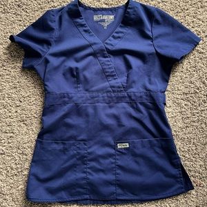 Grey’s Anatomy 3 Pocket Mock Wrap Top